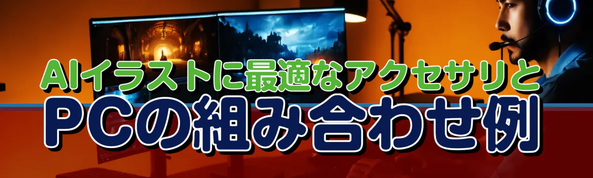 AIイラストに最適なアクセサリとPCの組み合わせ例