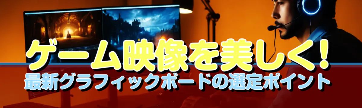 ゲーム映像を美しく! 最新グラフィックボードの選定ポイント