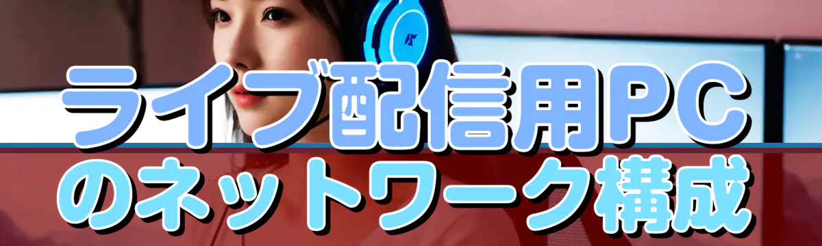 ライブ配信用PCのネットワーク構成