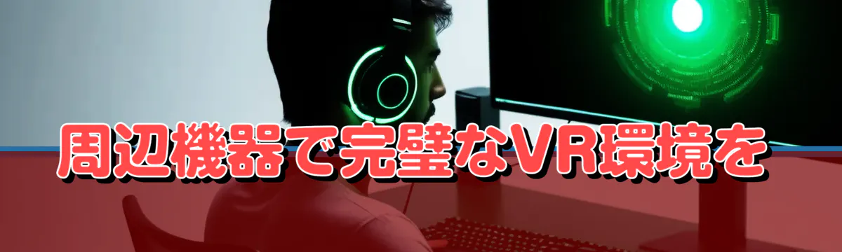 周辺機器で完璧なVR環境を