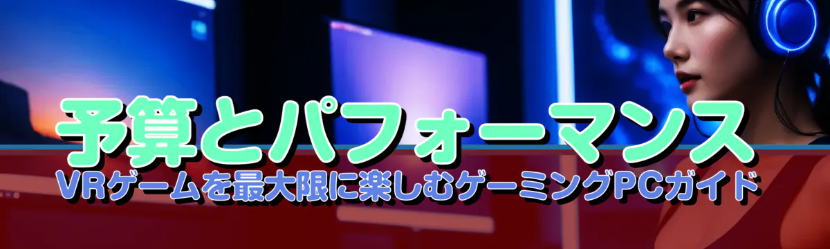 予算とパフォーマンス VRゲームを最大限に楽しむゲーミングPCガイド