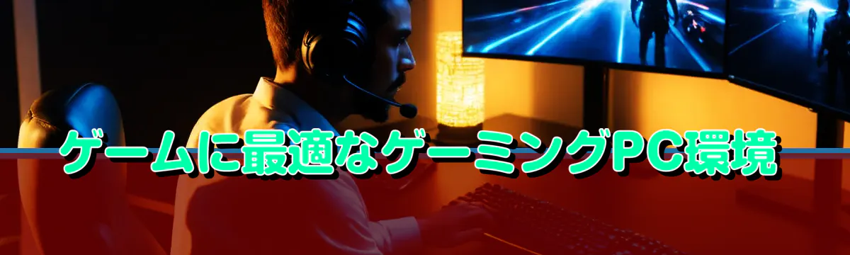 ゲームに最適なゲーミングPC環境