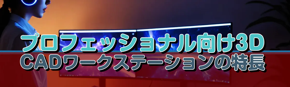 プロフェッショナル向け3D CADワークステーションの特長