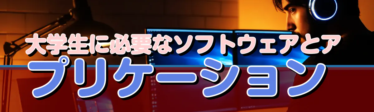 大学生に必要なソフトウェアとアプリケーション 
