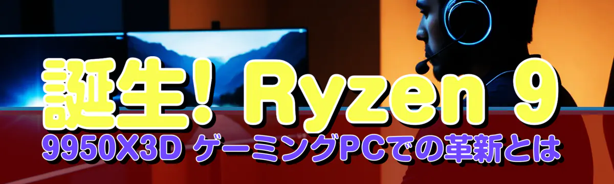 誕生! Ryzen&nbsp;9 9950X3D ゲーミングPCでの革新とは
