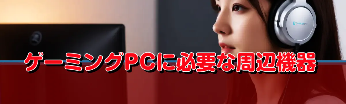 ゲーミングPCに必要な周辺機器