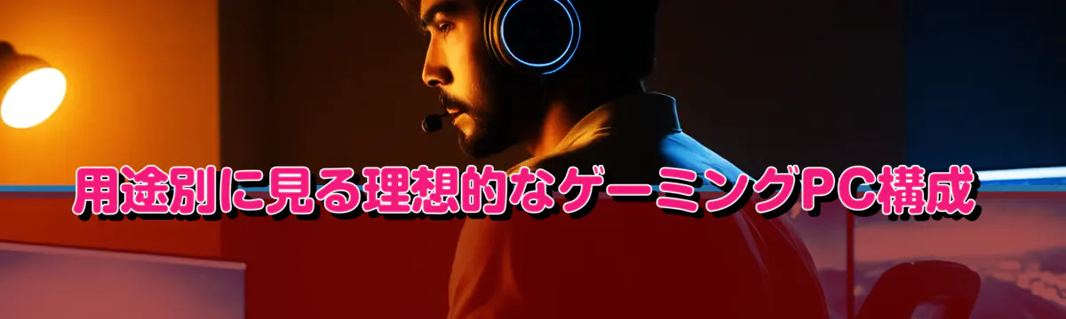用途別に見る理想的なゲーミングPC構成
