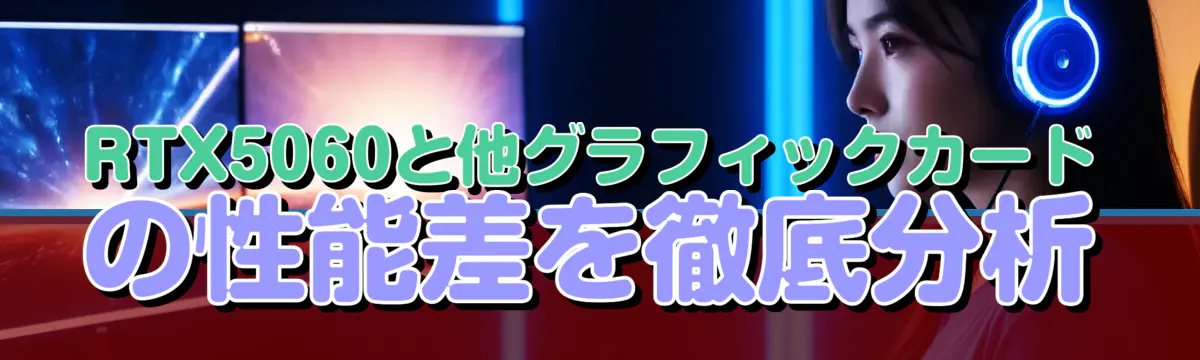 RTX5060と他グラフィックカードの性能差を徹底分析