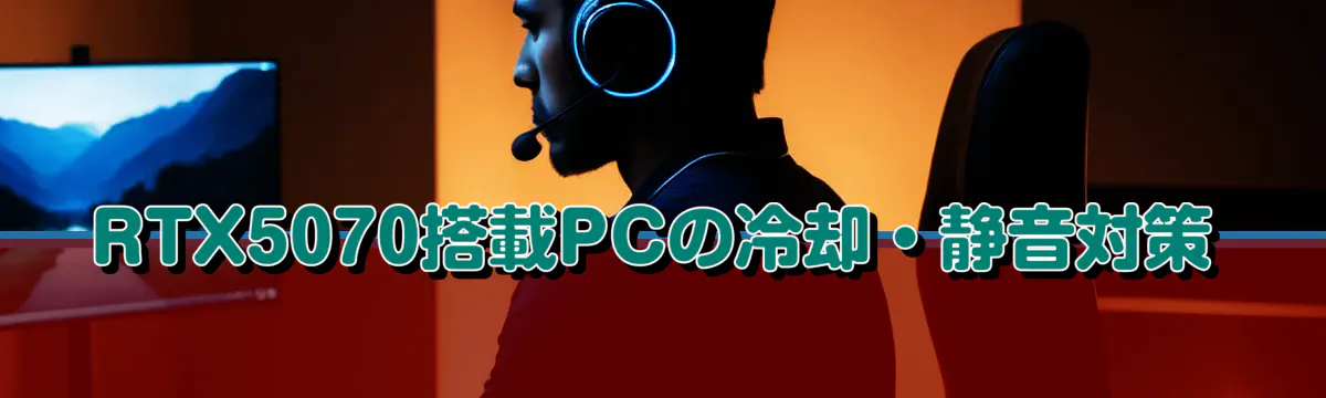 RTX5070搭載PCの冷却・静音対策