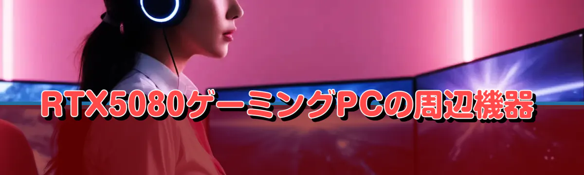 RTX5080ゲーミングPCの周辺機器