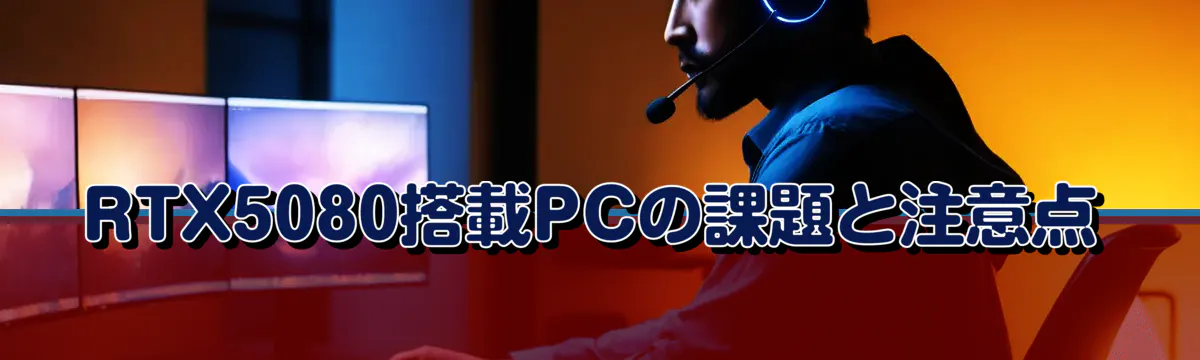 RTX5080搭載PCの課題と注意点