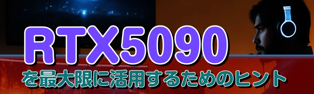 RTX5090を最大限に活用するためのヒント