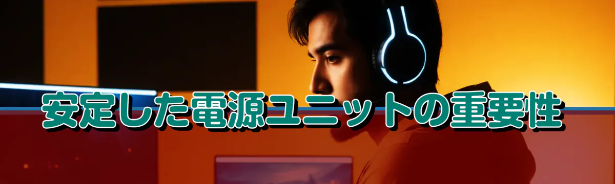 安定した電源ユニットの重要性