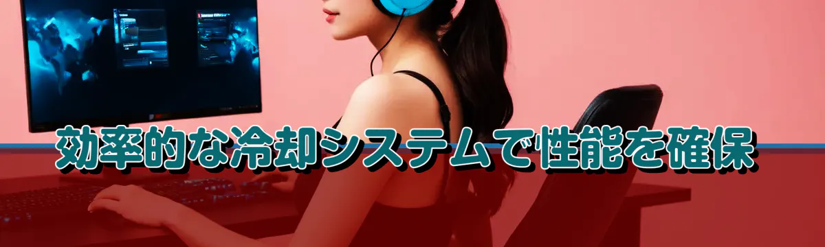 効率的な冷却システムで性能を確保