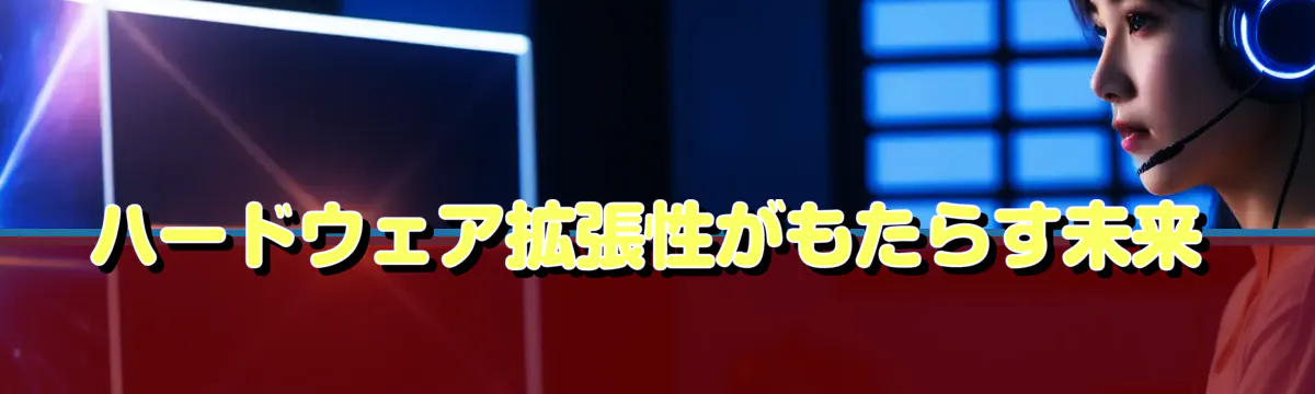 ハードウェア拡張性がもたらす未来
