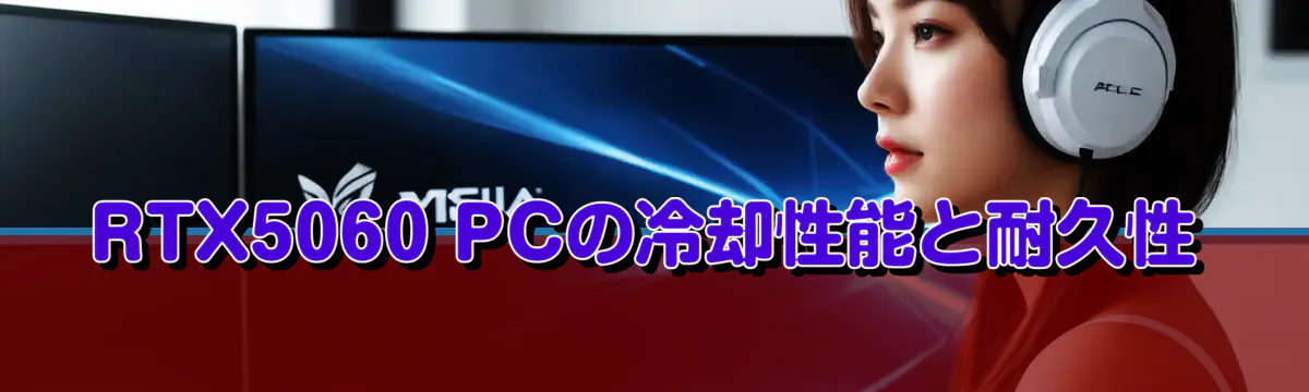 RTX5060 PCの冷却性能と耐久性