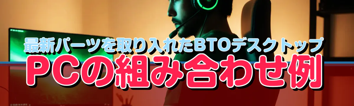 最新パーツを取り入れたBTOデスクトップPCの組み合わせ例