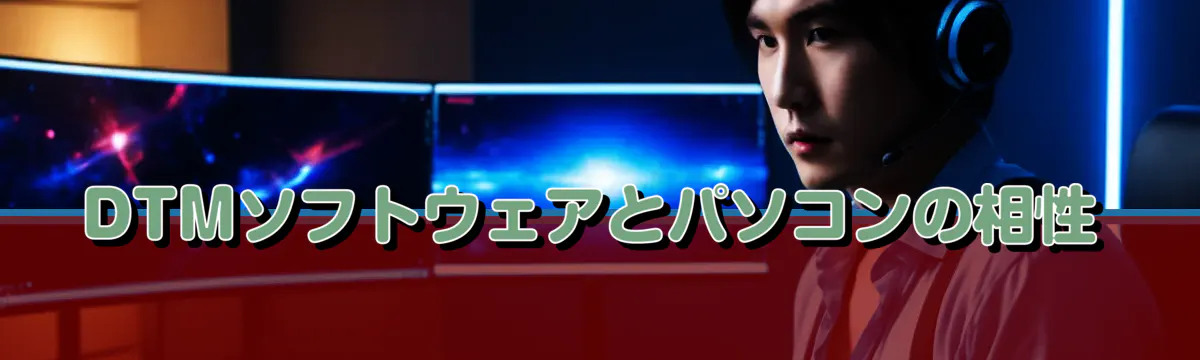 DTMソフトウェアとパソコンの相性