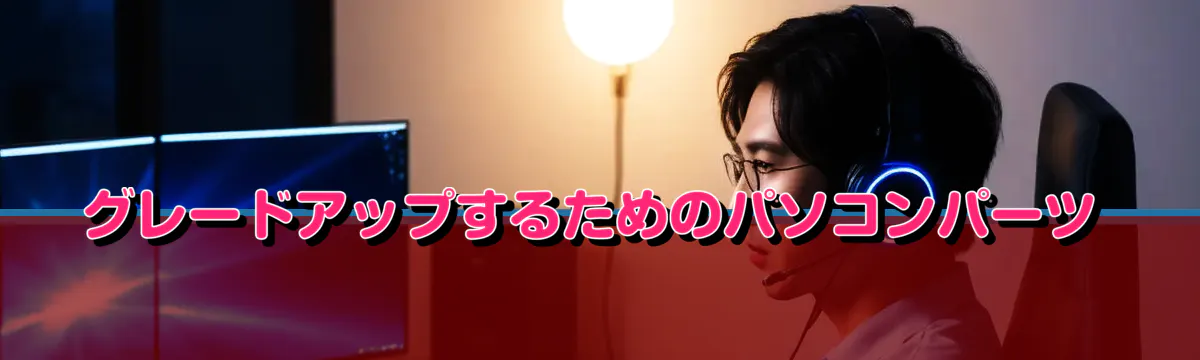 グレードアップするためのパソコンパーツ