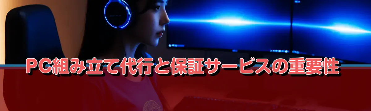 PC組み立て代行と保証サービスの重要性