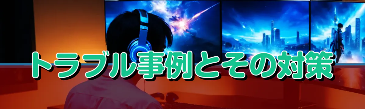 トラブル事例とその対策