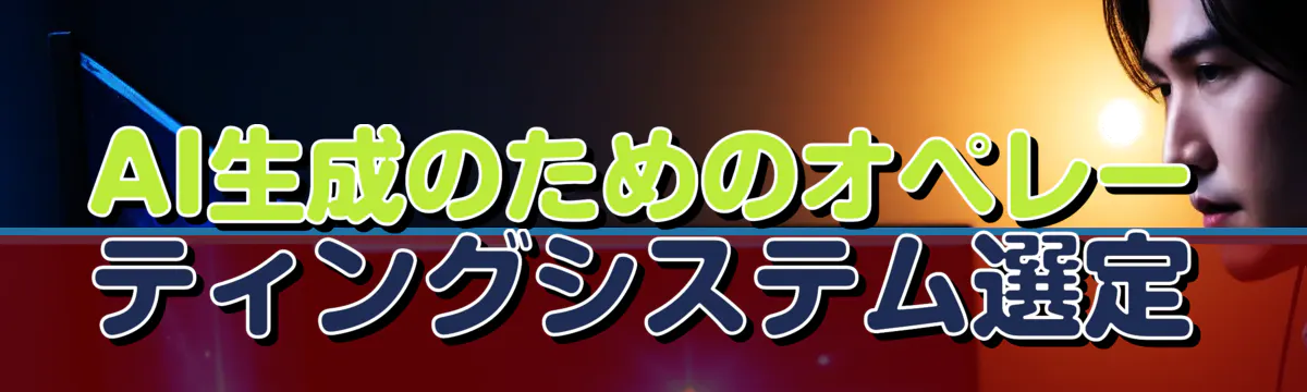 AI生成のためのオペレーティングシステム選定