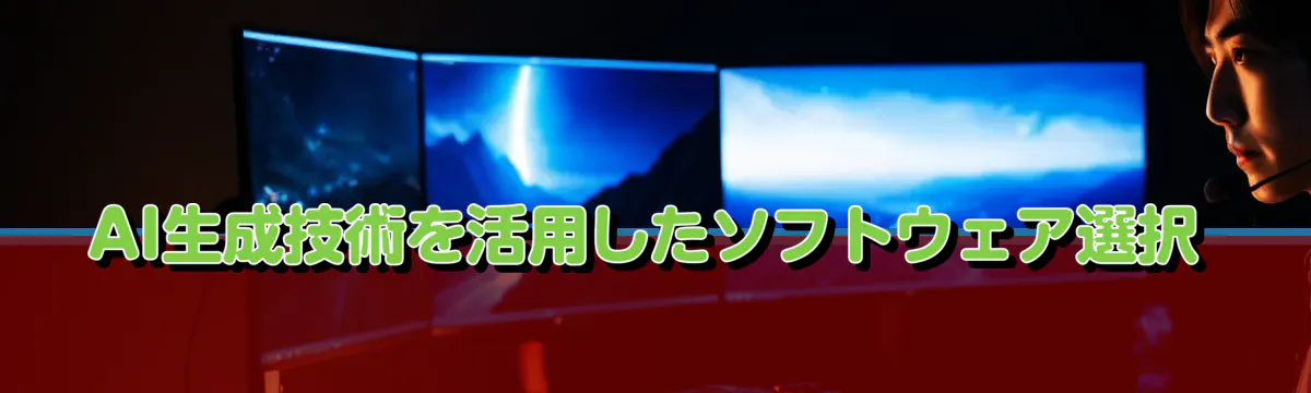 AI生成技術を活用したソフトウェア選択