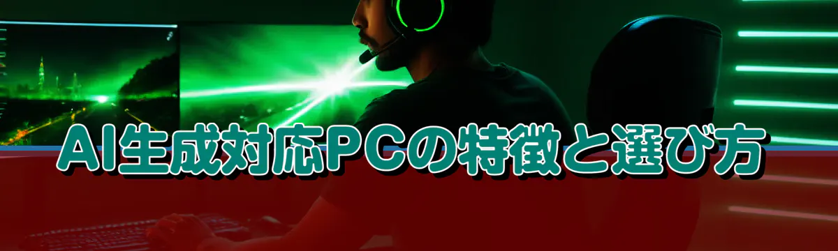 AI生成対応PCの特徴と選び方