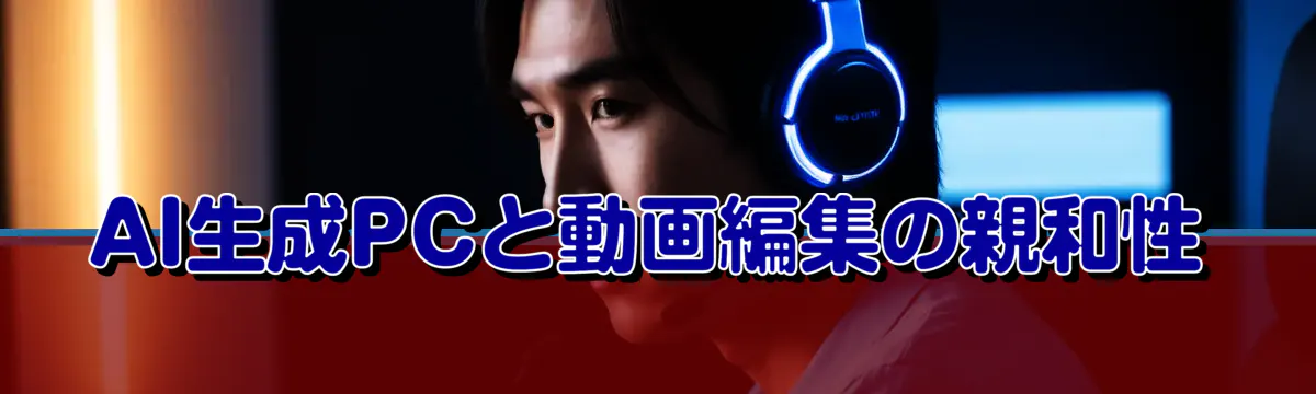 AI生成PCと動画編集の親和性