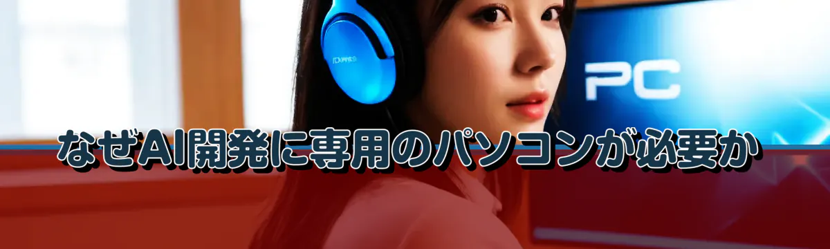 なぜAI開発に専用のパソコンが必要か