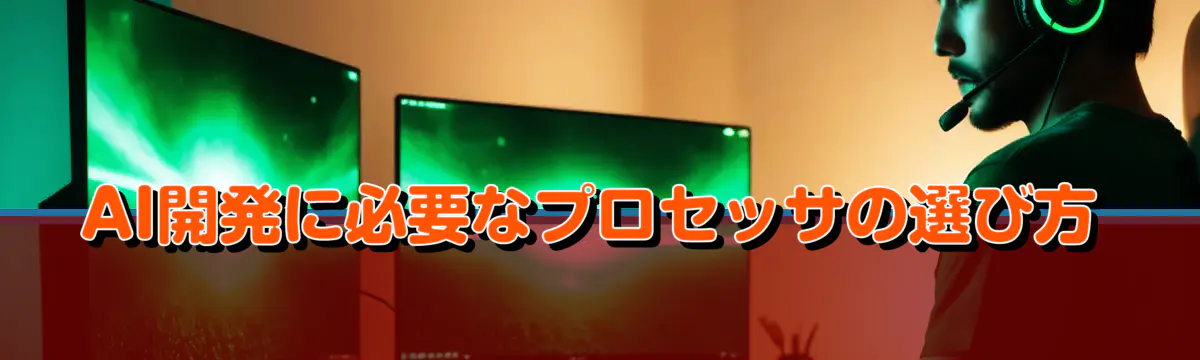 AI開発に必要なプロセッサの選び方