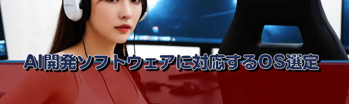AI開発ソフトウェアに対応するOS選定