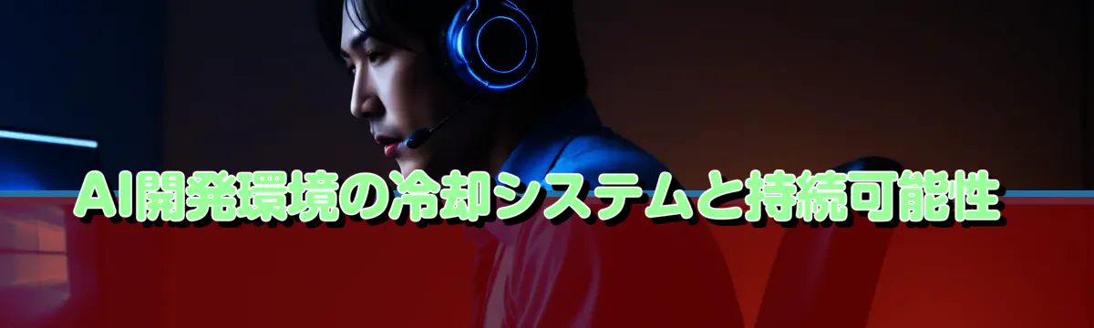 AI開発環境の冷却システムと持続可能性