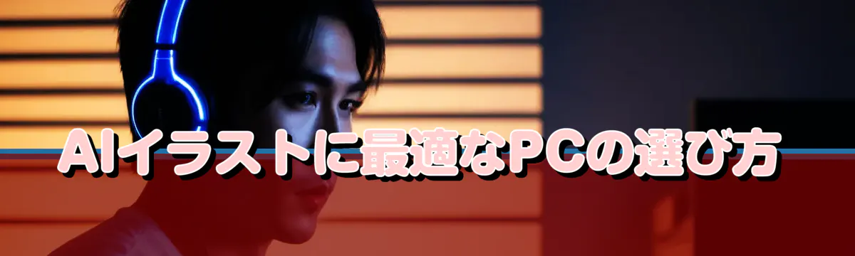 AIイラストに最適なPCの選び方