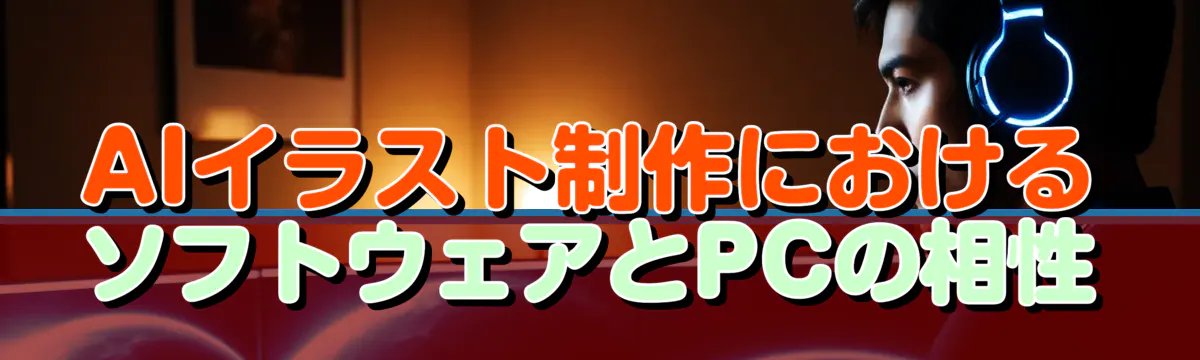 AIイラスト制作におけるソフトウェアとPCの相性