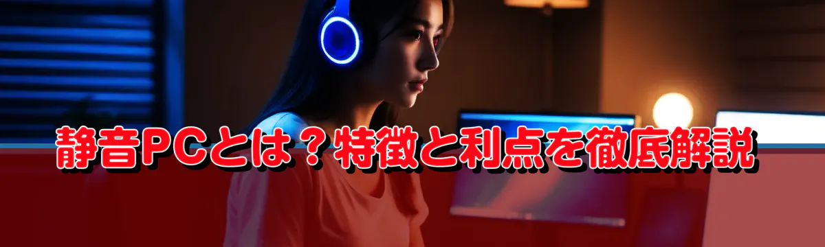 静音PCとは？特徴と利点を徹底解説