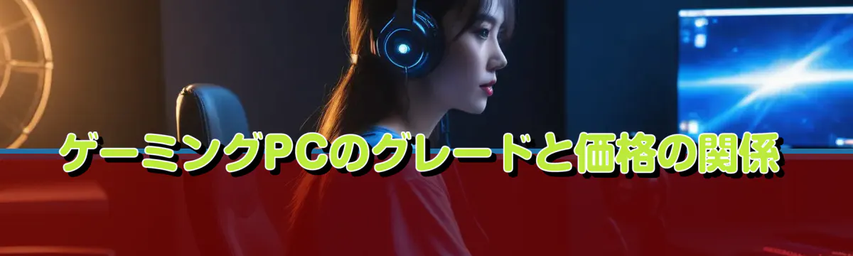 ゲーミングPCのグレードと価格の関係