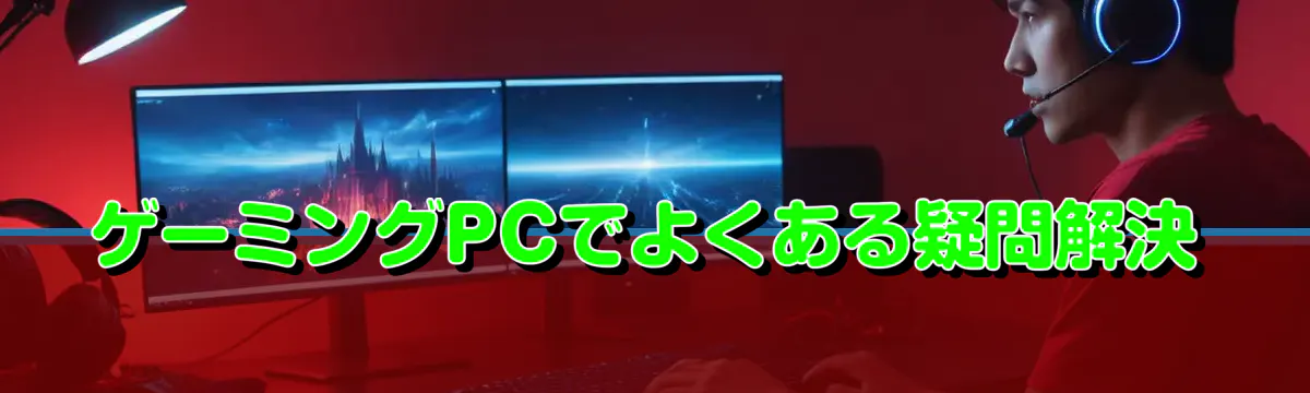 ゲーミングPCでよくある疑問解決