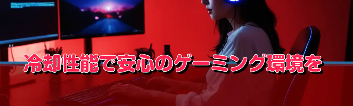 冷却性能で安心のゲーミング環境を