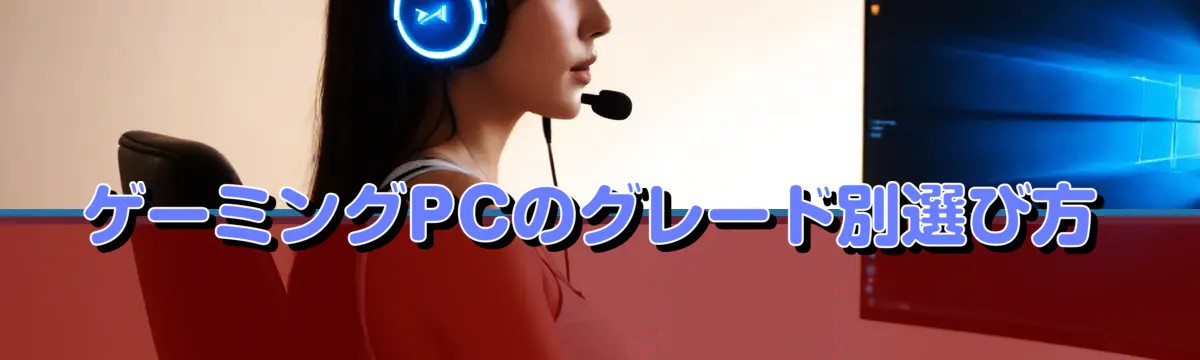 ゲーミングPCのグレード別選び方