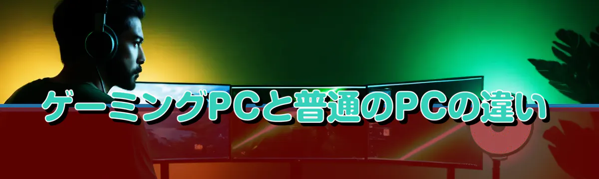 ゲーミングPCと普通のPCの違い