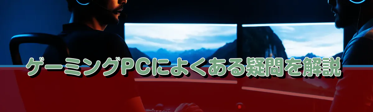 ゲーミングPCによくある疑問を解説