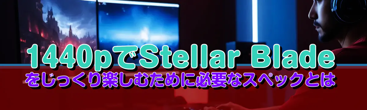 1440pでStellar Bladeをじっくり楽しむために必要なスペックとは