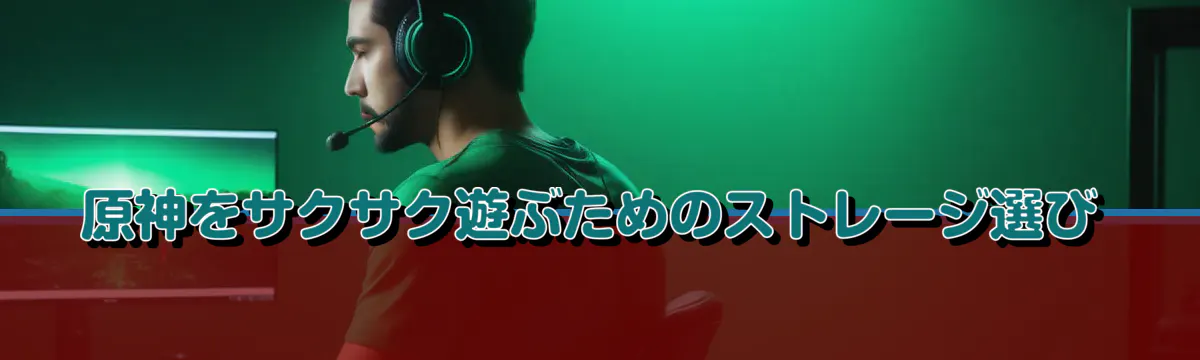 原神をサクサク遊ぶためのストレージ選び