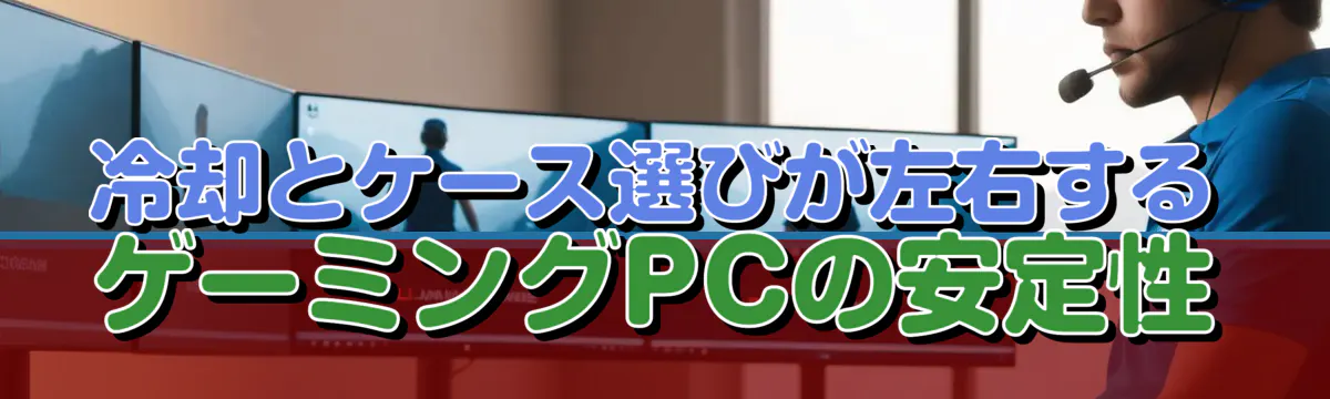 冷却とケース選びが左右する ゲーミングPCの安定性