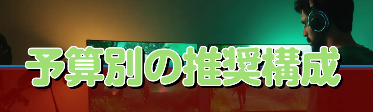 予算別の推奨構成