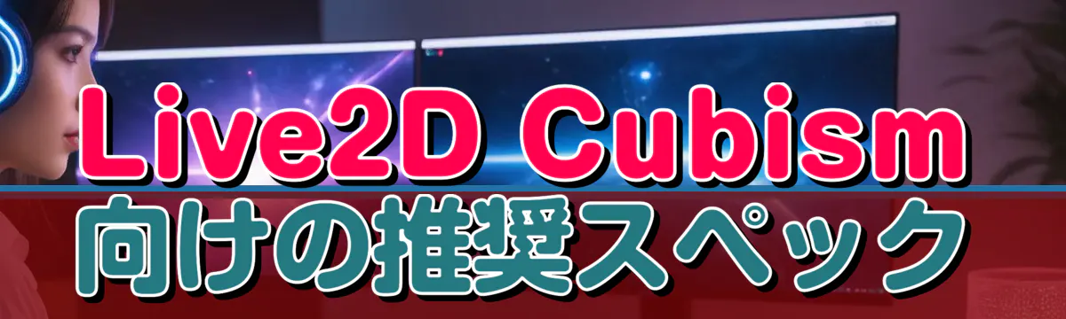 Live2D Cubism向けの推奨スペック