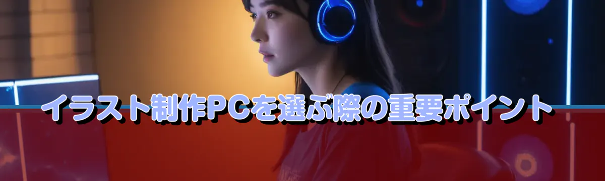 イラスト制作PCを選ぶ際の重要ポイント