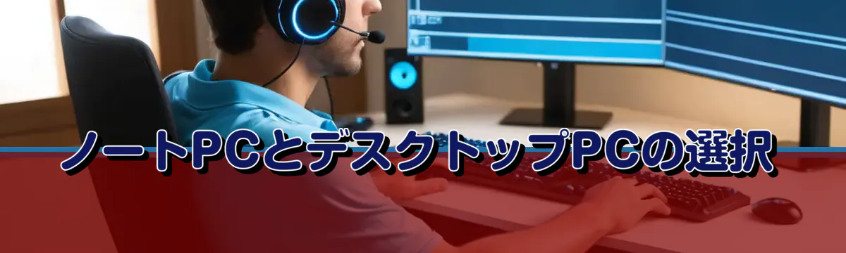 ノートPCとデスクトップPCの選択