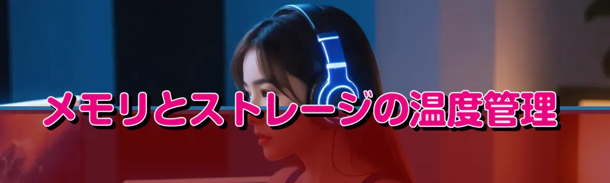 メモリとストレージの温度管理